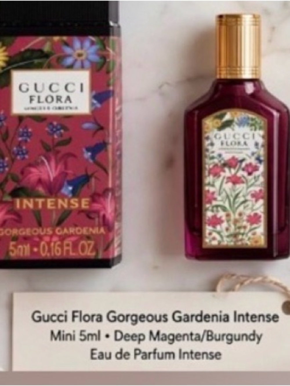 🆕🌸Gucci - Flora Gorgeous Gardenia Intense Mini in Deep Magenta - 5mL
